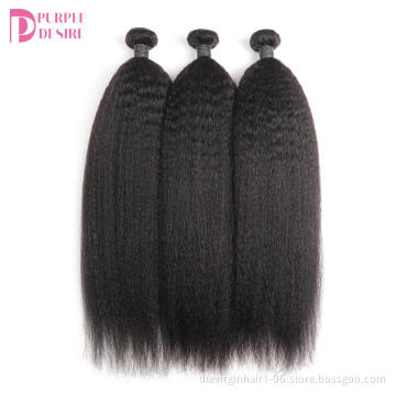 Hot sale Factory wholesale bulk price real human afro kinky straight hair weave